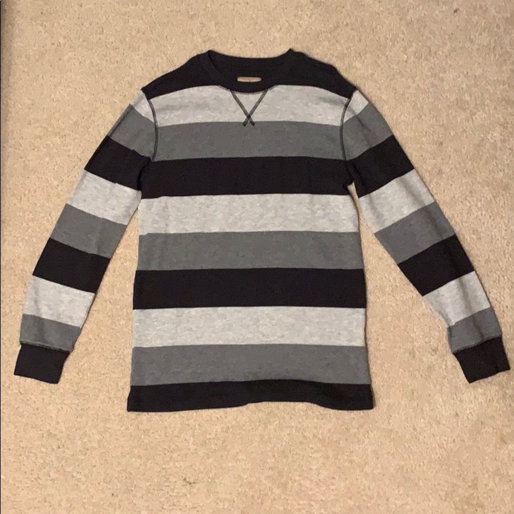 Striped long sleeve tee